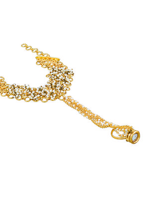 gold tone link bracelet - 15735199 - Standard Image - 3