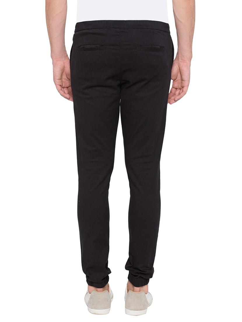 black cotton jogger - 15735212 - Zoom Image - 3