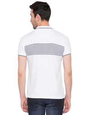 white cotton polo t-shirt - 15735244 - Standard Image - 3