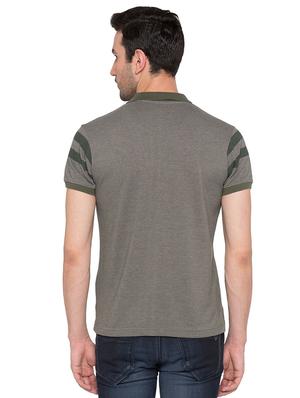 green cotton polo t-shirt - 15735247 - Standard Image - 3