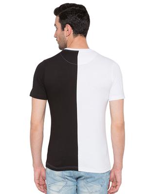 black cotton cut & sew t-shirt - 15735254 - Standard Image - 3
