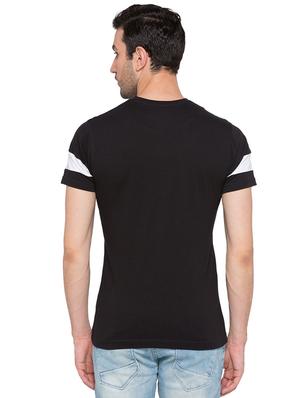 black cotton monochrome t-shirt - 15735274 - Standard Image - 3