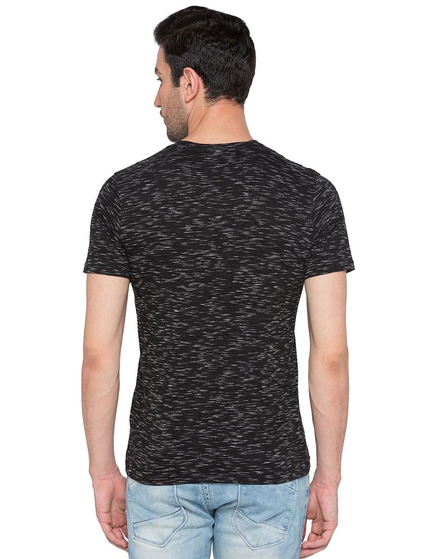 black cotton t-shirt - 15735275 - Zoom Image - 3