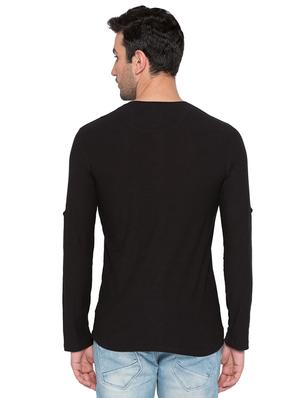 black cotton t-shirt - 15735277 - Standard Image - 3