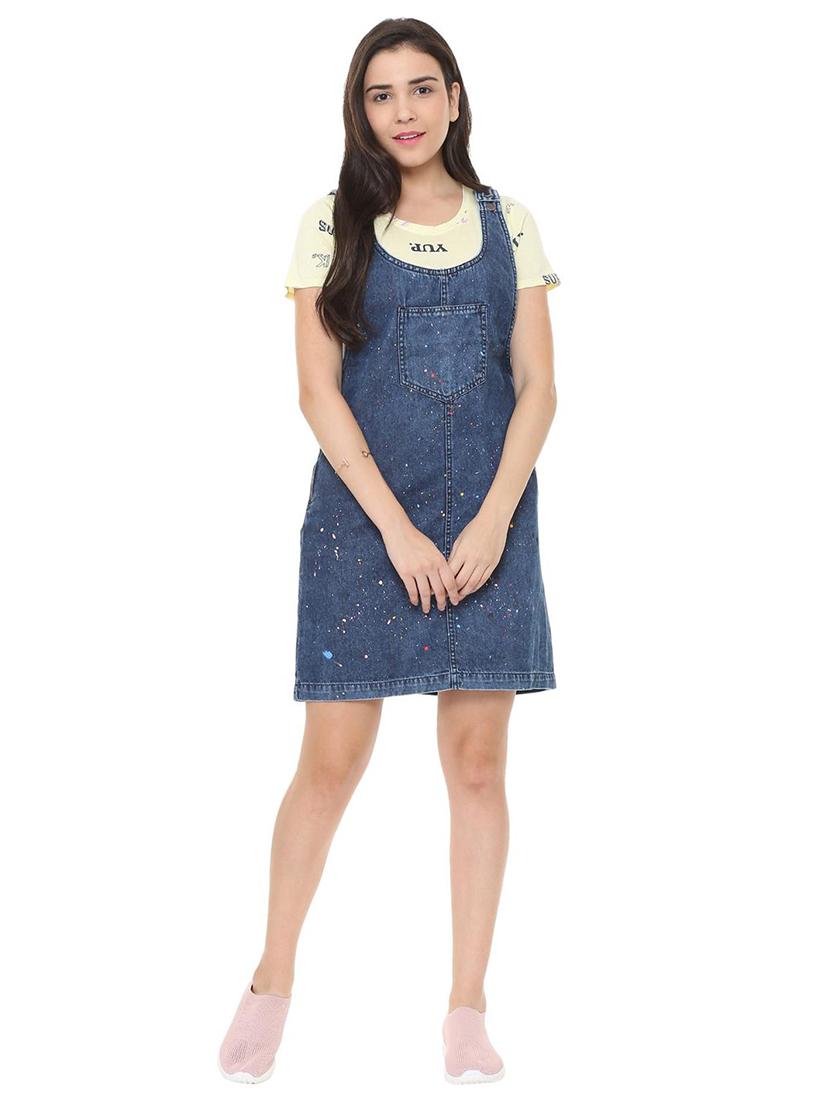pocket patch pinafore dress - 15735387 - Zoom Image - 3