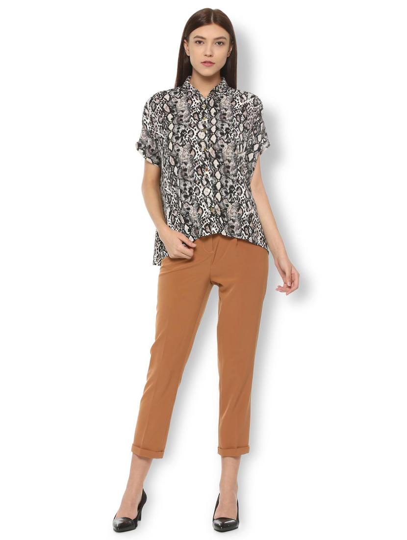 animal print asymmetric shirt - 15735399 - Zoom Image - 3