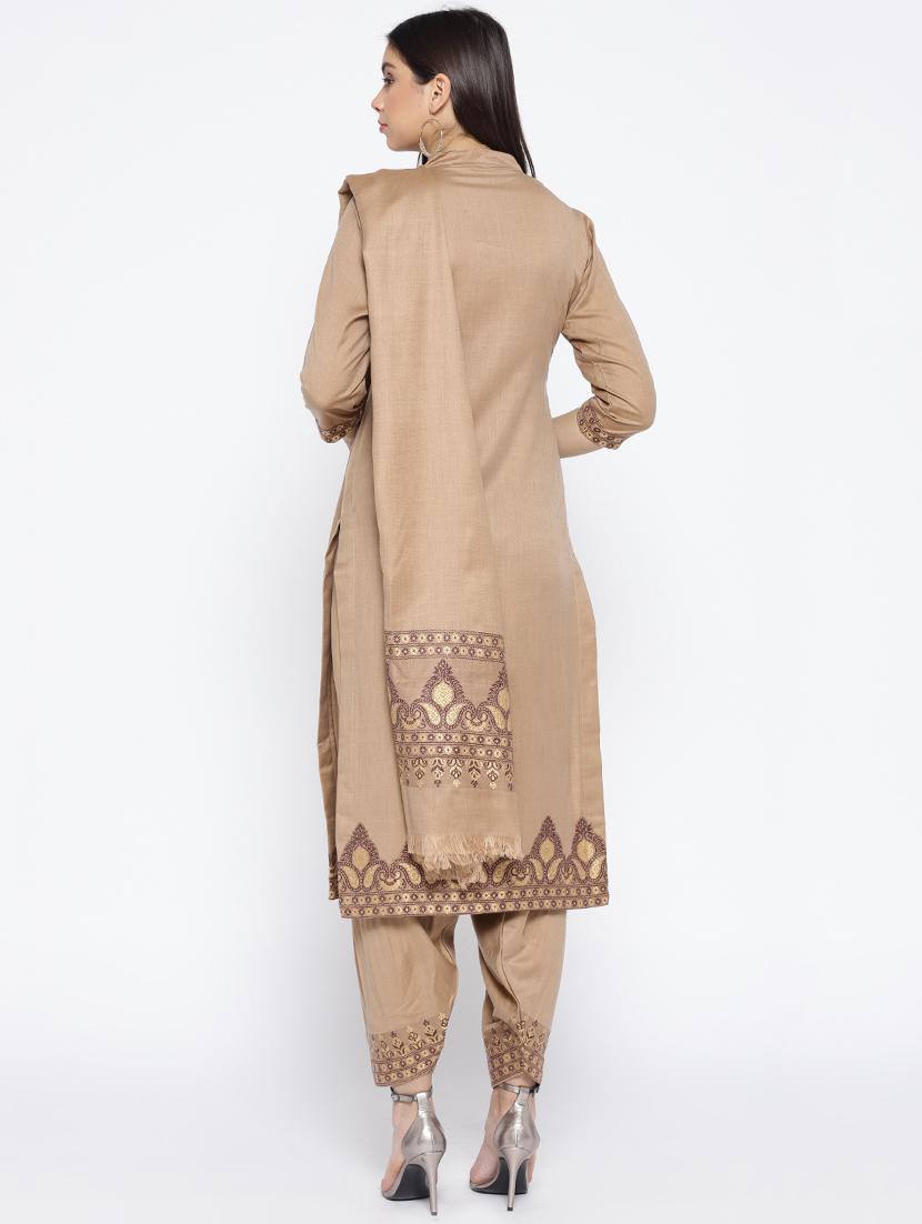 Self-design unstitched salwar suit - 15735771 - Zoom Image - 3