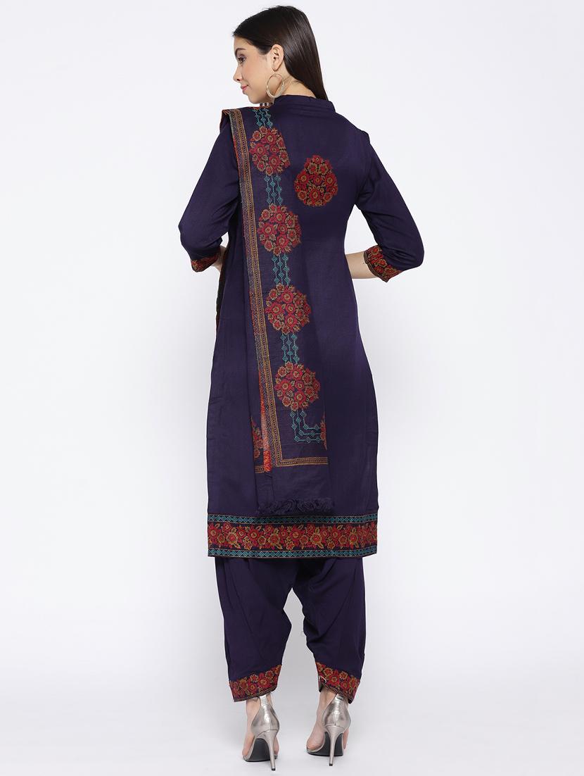 Self-design unstitched salwar suit - 15735779 - Zoom Image - 3