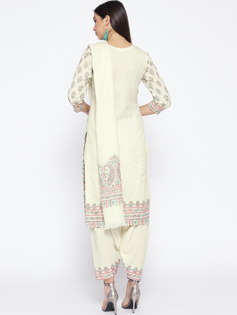 Self-design unstitched salwar suit - 15735781 - Zoom Image - 3