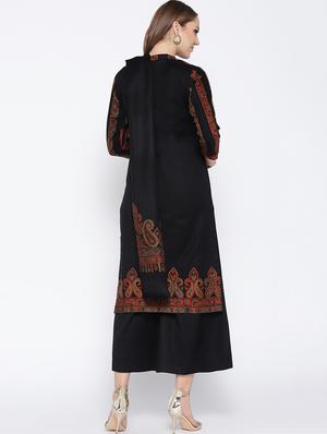 Self-design unstitched palazzo suit - 15735782 - Standard Image - 3