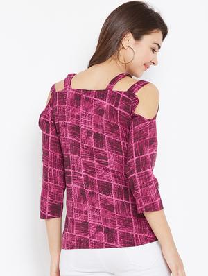 cut out detail printed top - 15735858 - Standard Image - 3