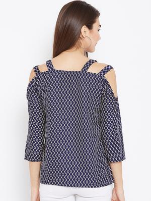 cut out detail printed top - 15735859 - Standard Image - 3