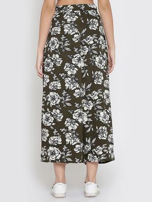 floral pocket detail flared palazzo - 15736790 - Standard Image - 3