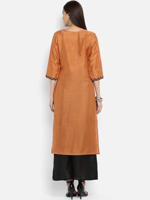 Printed straight kurta - 15737020 - Standard Image - 3