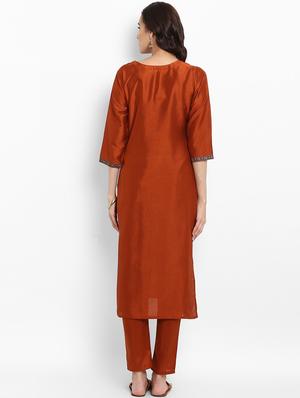 Printed straight kurta - 15737024 - Standard Image - 3