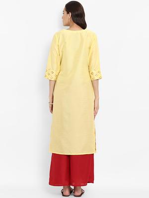 Printed straight kurta - 15737025 - Standard Image - 3