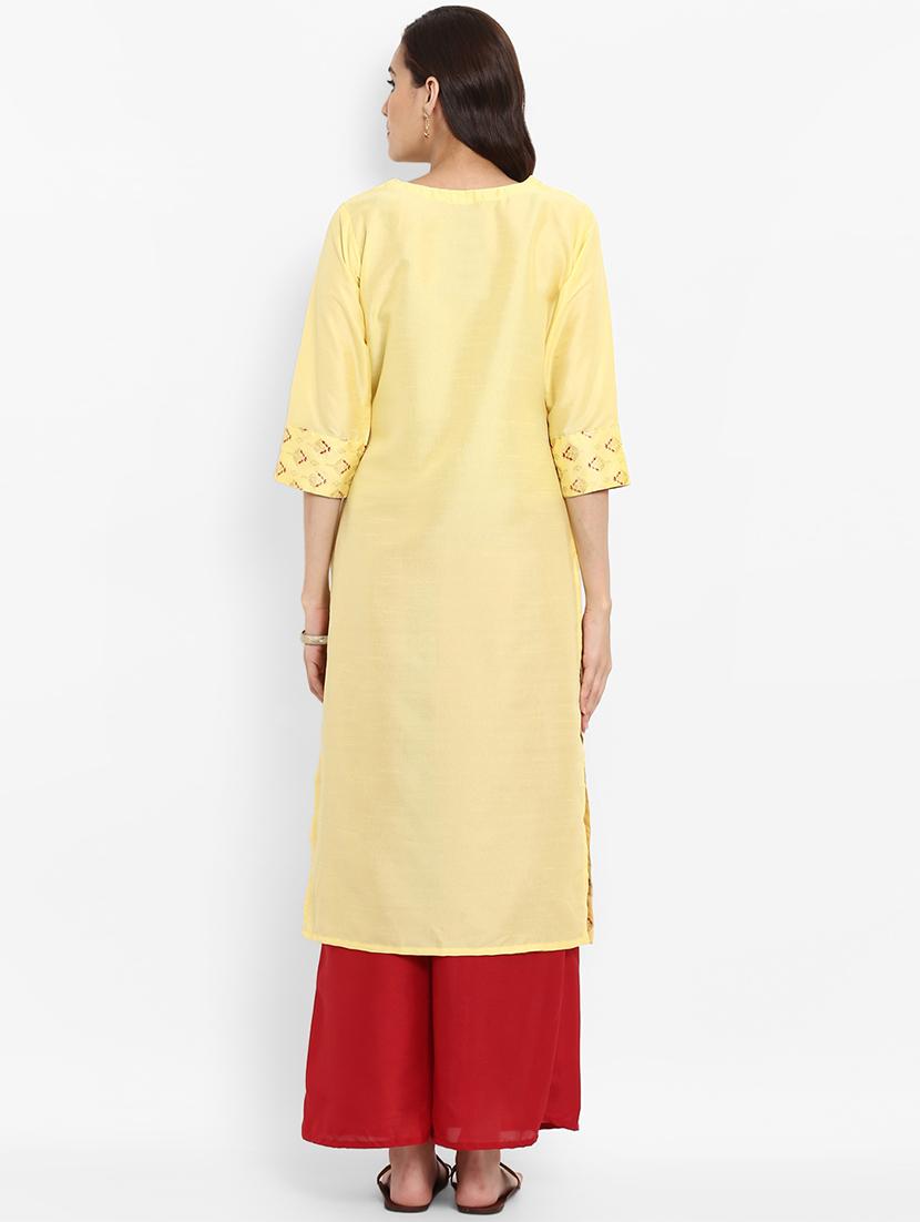 Printed straight kurta - 15737025 - Zoom Image - 3