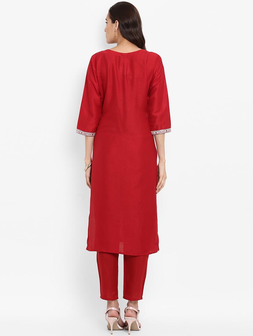 Printed straight kurta - 15737026 - Zoom Image - 3