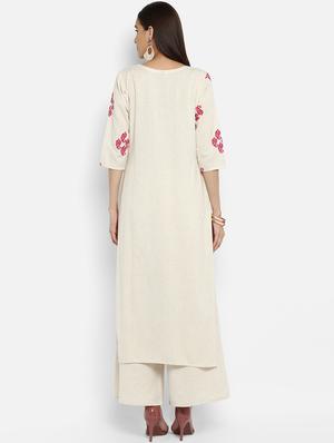 Printed straight kurta - 15737033 - Standard Image - 3