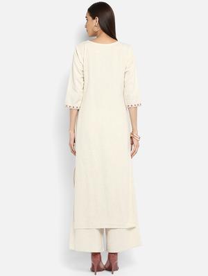Printed straight kurta - 15737034 - Standard Image - 3