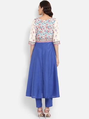 Digital print anarkali kurta - 15737041 - Standard Image - 3