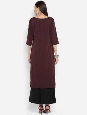 Printed straight kurta - 15737042 - Standard Image - 3