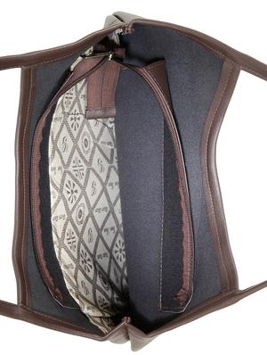tan leatherette (pu) regular tote - 15737052 - Standard Image - 3