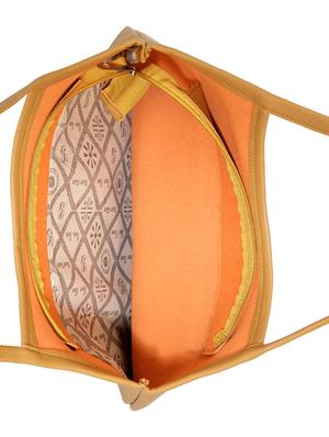 brown leatherette (pu) regular tote - 15737055 - Standard Image - 3