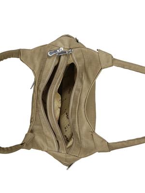 brown leatherette (pu) regular handbag - 15737088 - Standard Image - 3