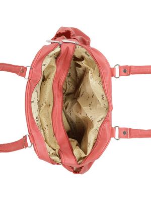 pink leatherette (pu) regular handbag - 15737097 - Standard Image - 3