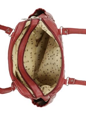red leatherette (pu) regular handbag - 15737109 - Standard Image - 3