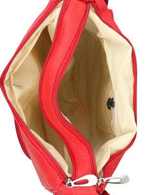 red leatherette (pu) regular sling bag - 15737262 - Standard Image - 3