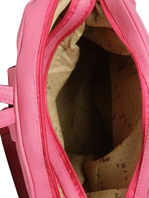 pink leatherette (pu) fashion backpack - 15737529 - Standard Image - 3