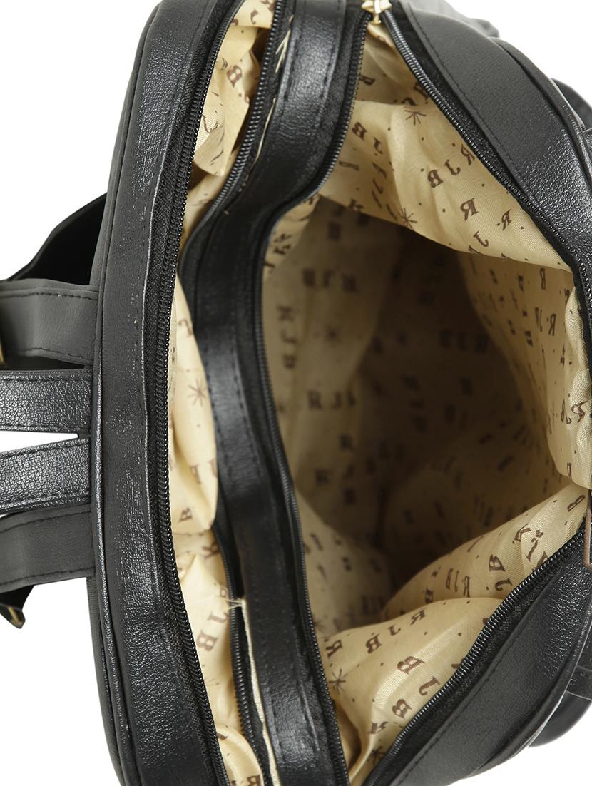 black leatherette (pu) fashion backpack - 15737532 - Zoom Image - 3
