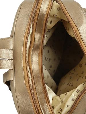 brown leatherette (pu) fashion backpack - 15737534 - Standard Image - 3