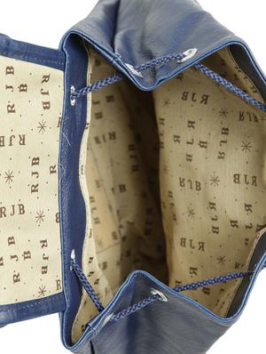blue leatherette (pu) fashion backpack - 15737537 - Standard Image - 3