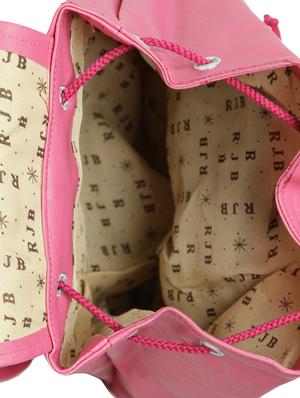 pink leatherette (pu) fashion backpack - 15737538 - Standard Image - 3
