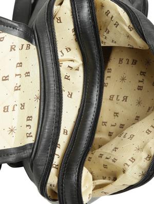 black leatherette (pu) fashion backpack - 15737542 - Standard Image - 3