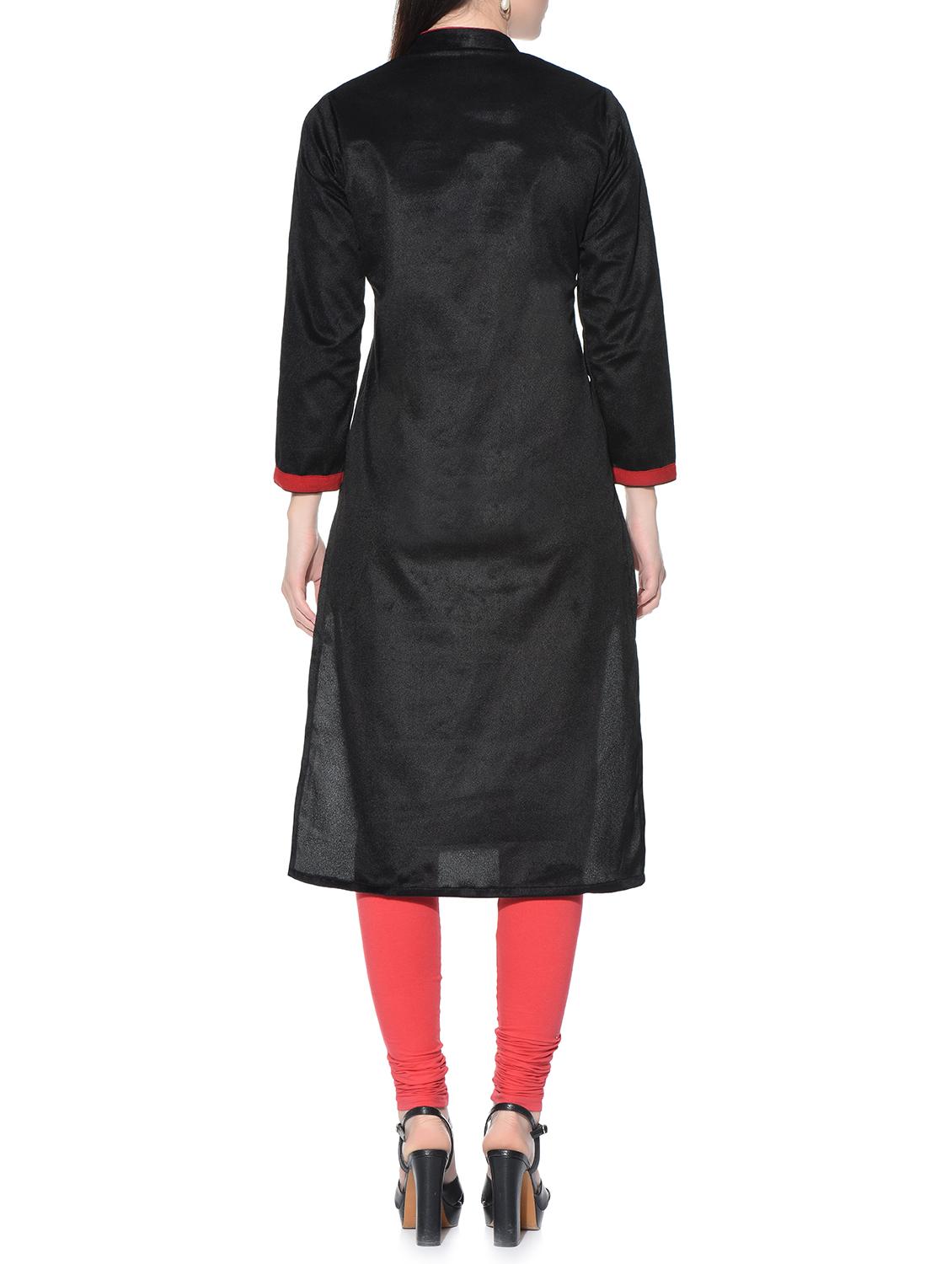 Embroidered straight kurta - 15737567 - Zoom Image - 3