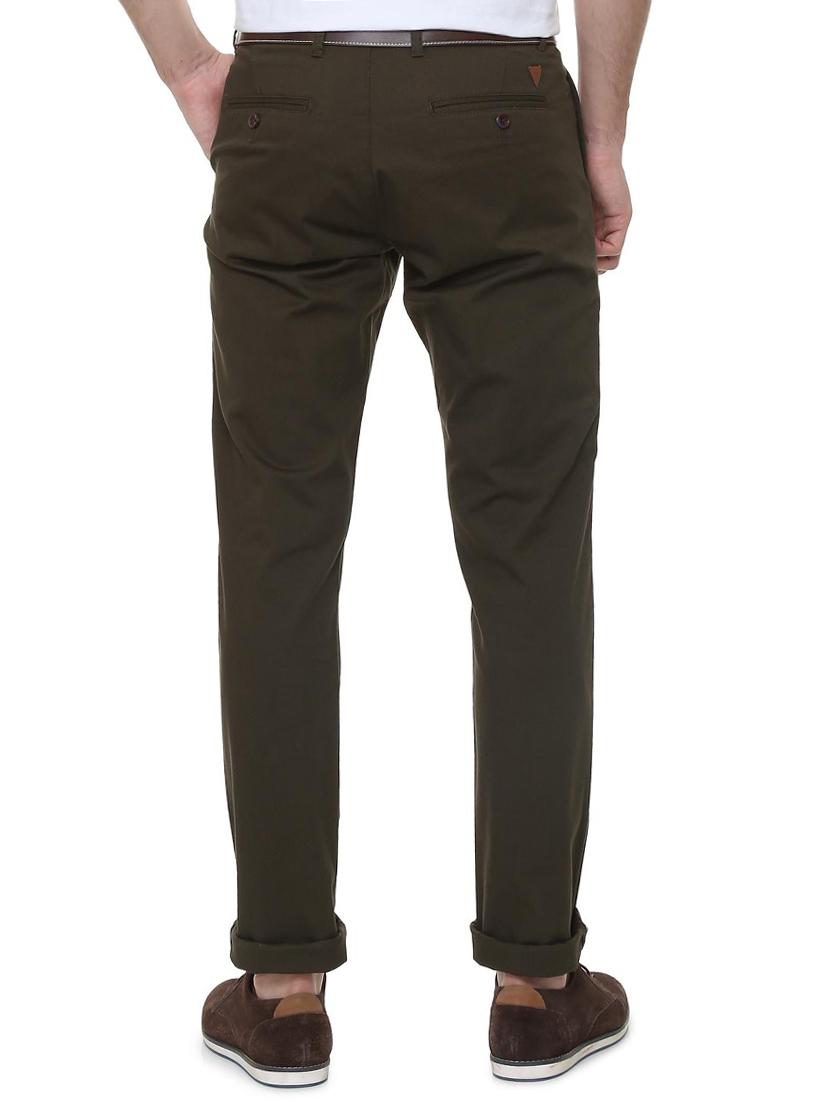 brown cotton chinos - 15737580 - Zoom Image - 3