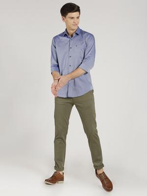 green cotton chinos - 15737583 - Standard Image - 3