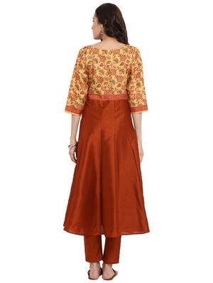 Printed kalidaar kurta with pant set - 15737618 - Standard Image - 3