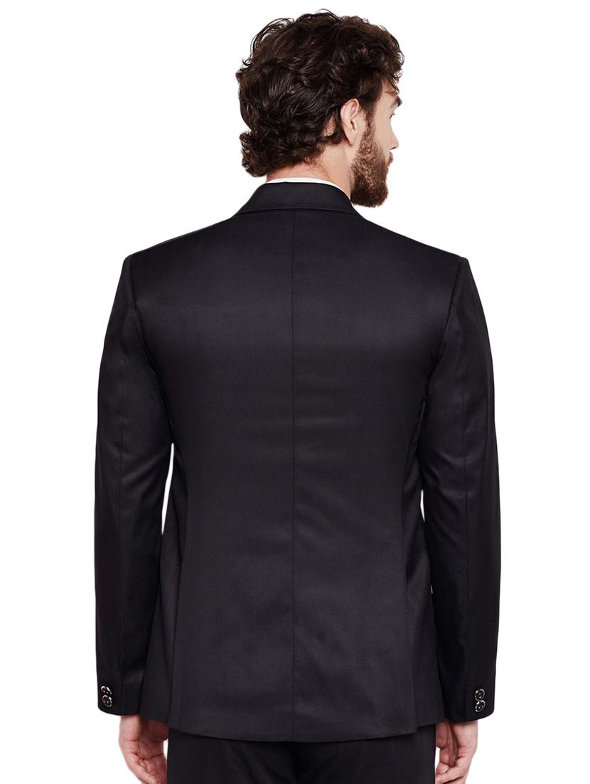 black polyester single breasted blazer - 15737672 - Zoom Image - 3