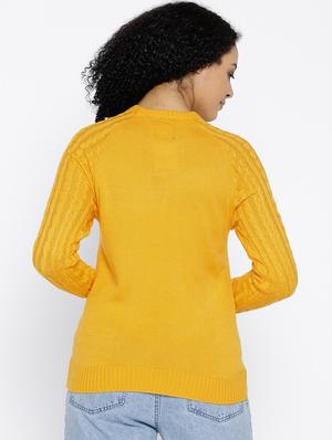 cable knit woolen pullover - 15737796 - Standard Image - 3