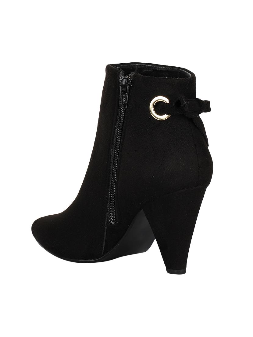 black zipper ankle boots - 15737850 - Zoom Image - 3