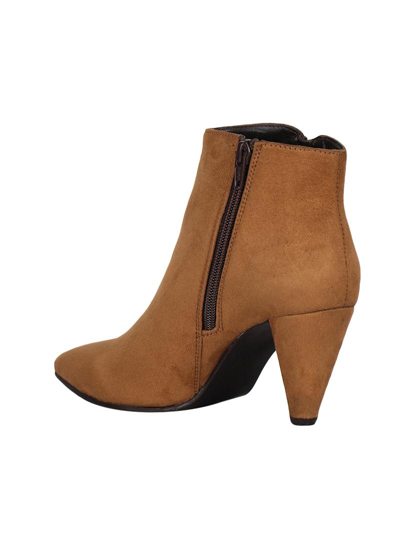 brown zipper ankle boots - 15737857 - Zoom Image - 3