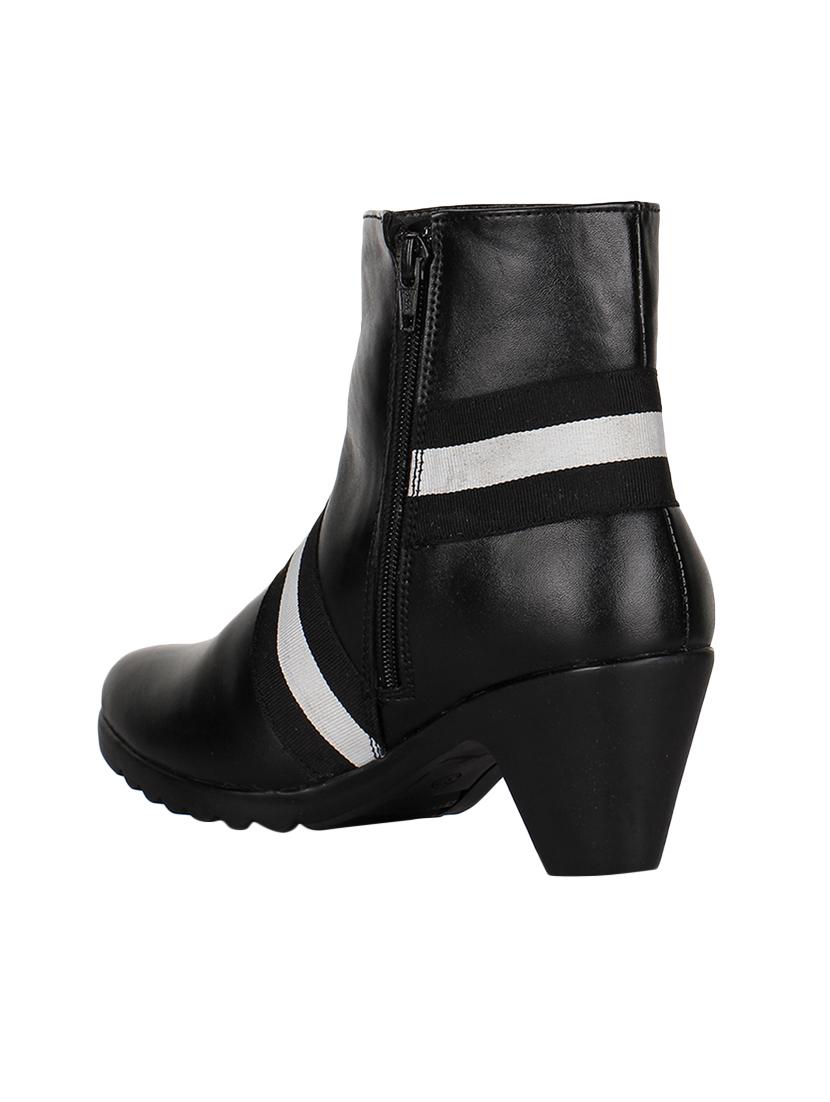 black zipper ankle boots - 15737876 - Zoom Image - 3