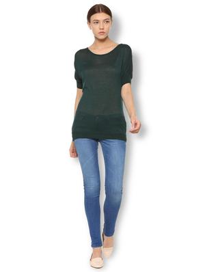 ribbed edge short sleeved top - 15738088 - Standard Image - 3