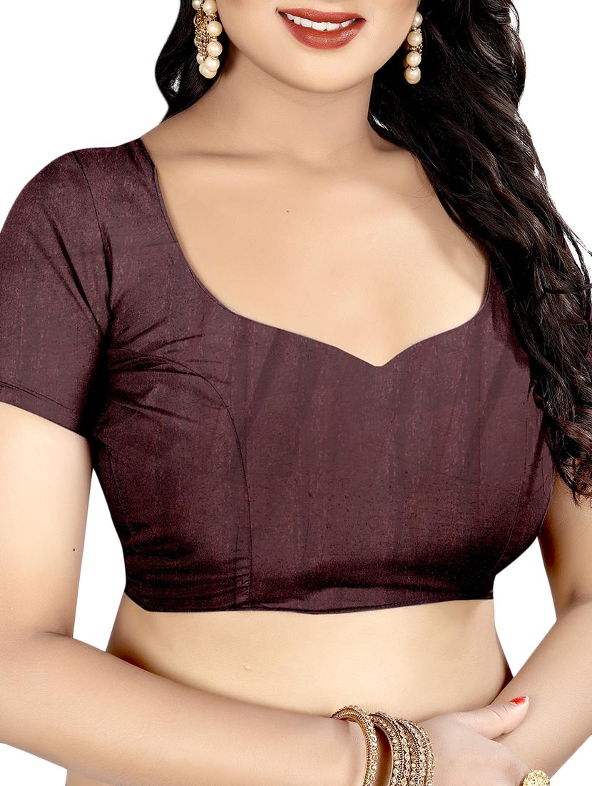 abstract printed saree with blouse - 15738174 - Zoom Image - 3