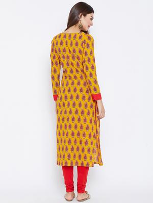 Paisley anarkali kurta - 15738748 - Standard Image - 3
